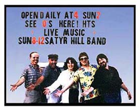 The Satyr Hill Band 1986: Dan Curtis, Judd Hawkins, Dodie McMillan,